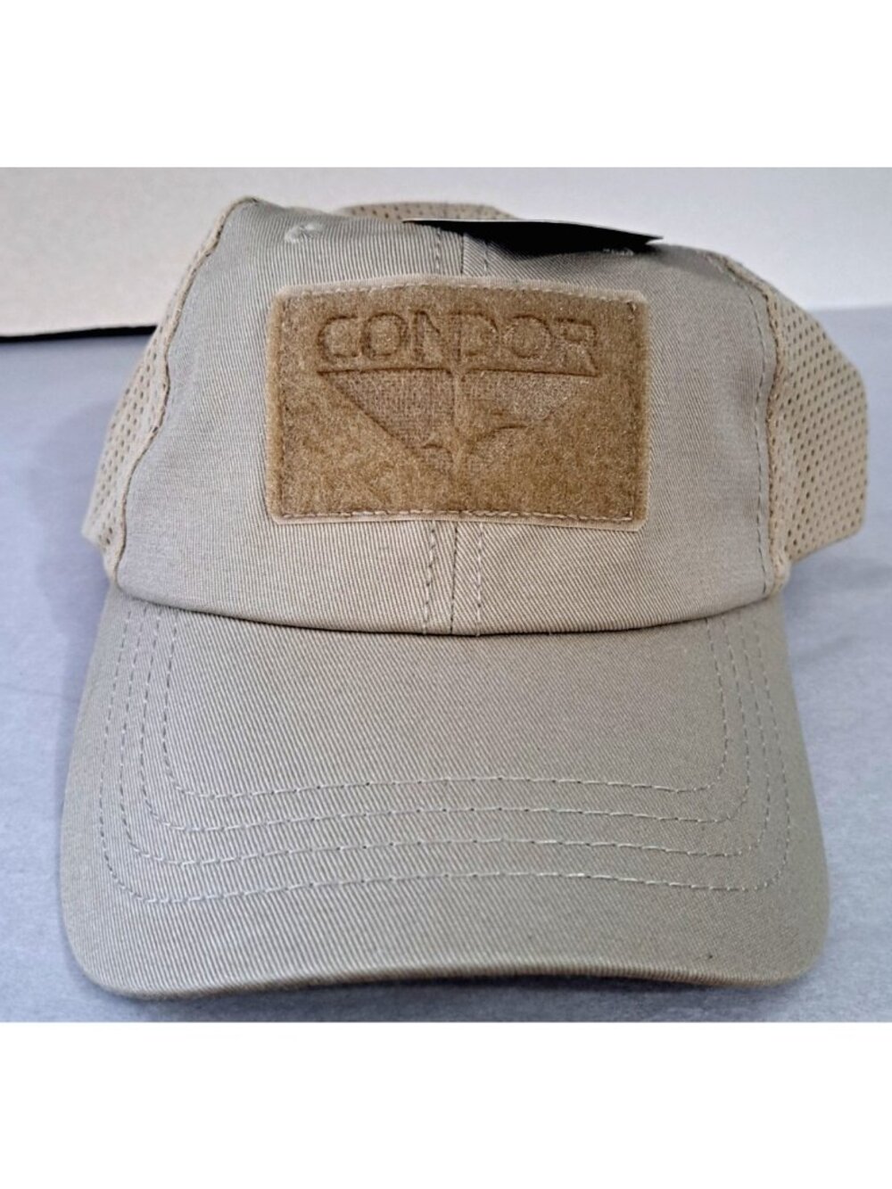 Condor Men's OSFA Tactical Hat Cap Hook & Loop Strap Back Tan TCM-003 New w/Tags